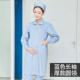 圆领妇夏季 正品 裤 白褂女冬医生大衣工孕作服大码 孕妇大护士服长袖
