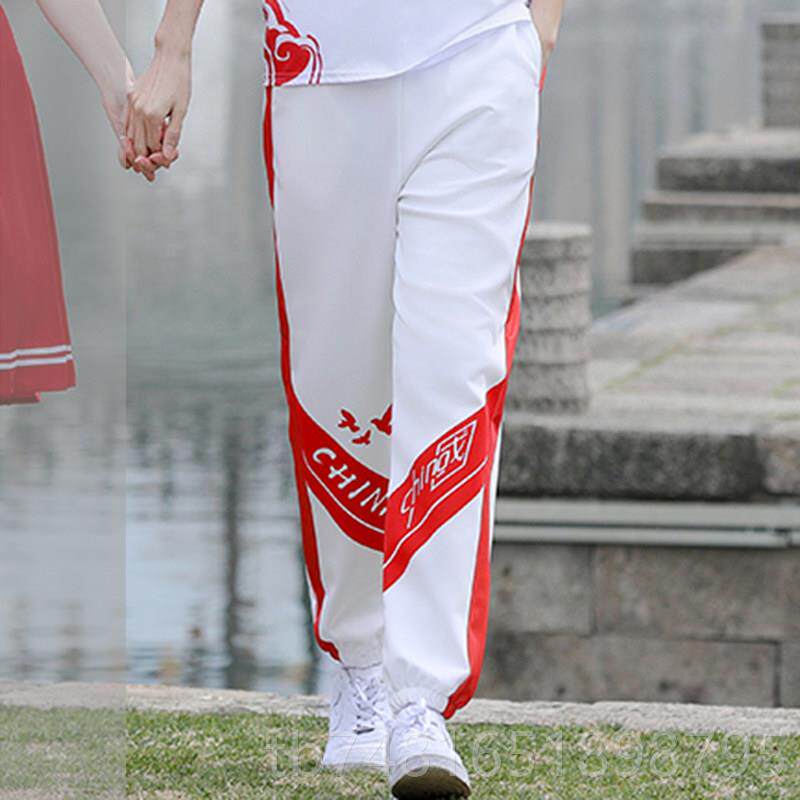 正品中出国红歌比赛演服成人风礼舞台表演学服小初中高中生运动会
