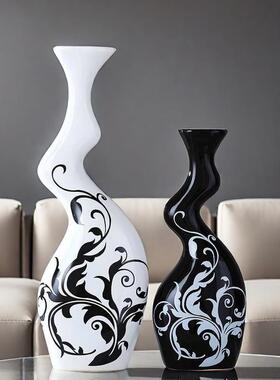 现代简约家居陶瓷花瓶装饰工艺礼品摆饰摆设电视柜玄关酒柜客厅插