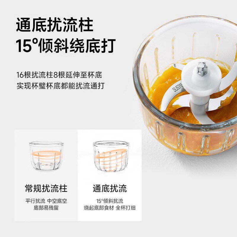 plodon浦利顿辅食机婴儿宝宝料理机小型多功能打泥搅拌绞肉料理机