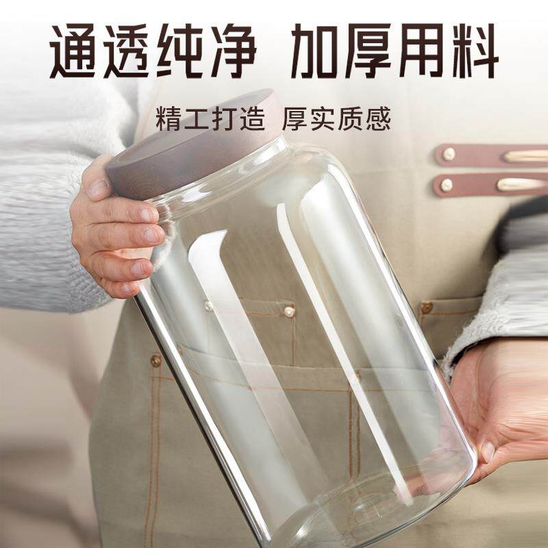蜂蜜专用罐玻璃瓶密封罐装蜂蜜分装瓶浸泡装食品级果酱罐子储存罐