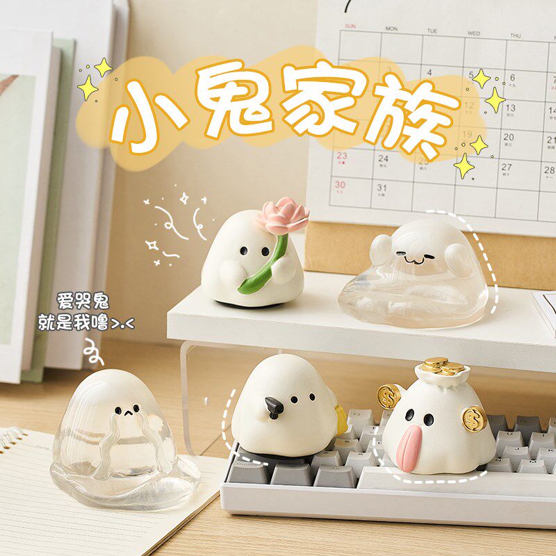 创意手机桌面支架可爱治愈办公室工位小摆件解压装饰品礼物送女生