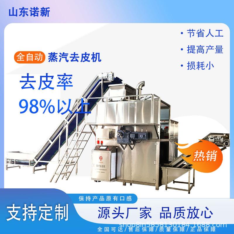 大型商用蒸汽去皮设备蒸汽去皮机农产品深加工设备机械设备