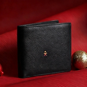 轻奢男士 钱包短款 大容量黑色皮夹子轻薄多卡位卡夹卡包一体零钱包