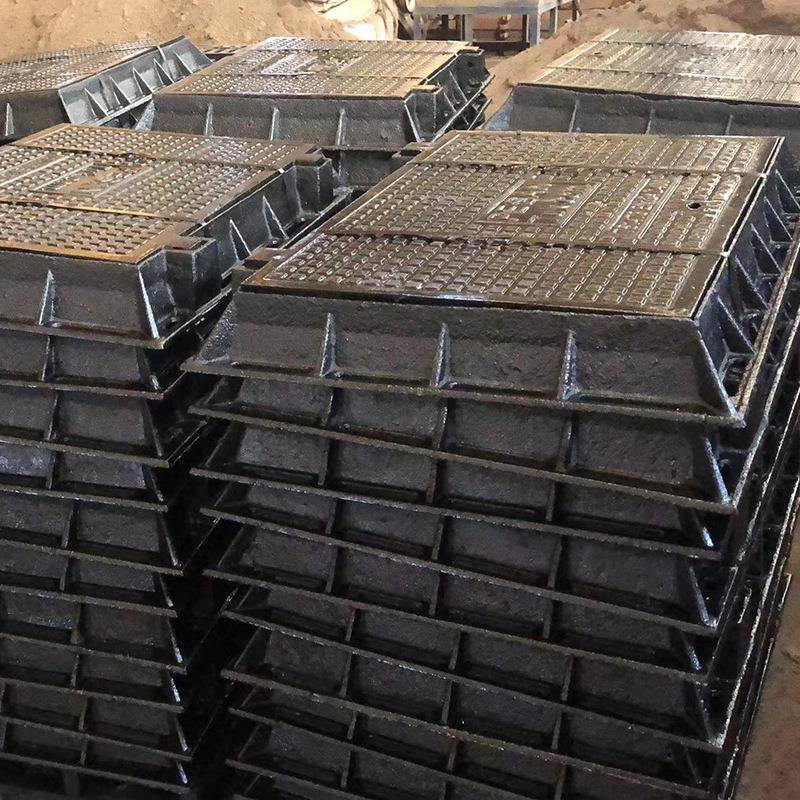 球墨井盖铸铁井盖方形污水井盖雨水井盖大量