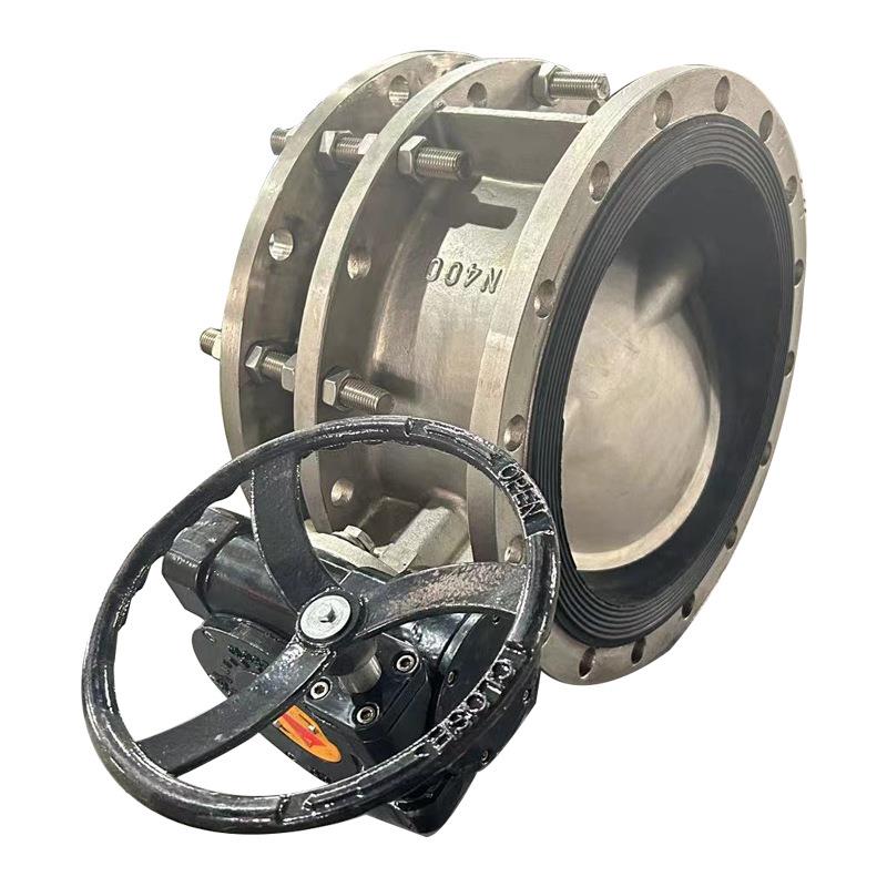 不锈钢伸缩蝶阀涡轮法兰软密封蝶阀304蜗轮蝶阀厂家SD341X-10P