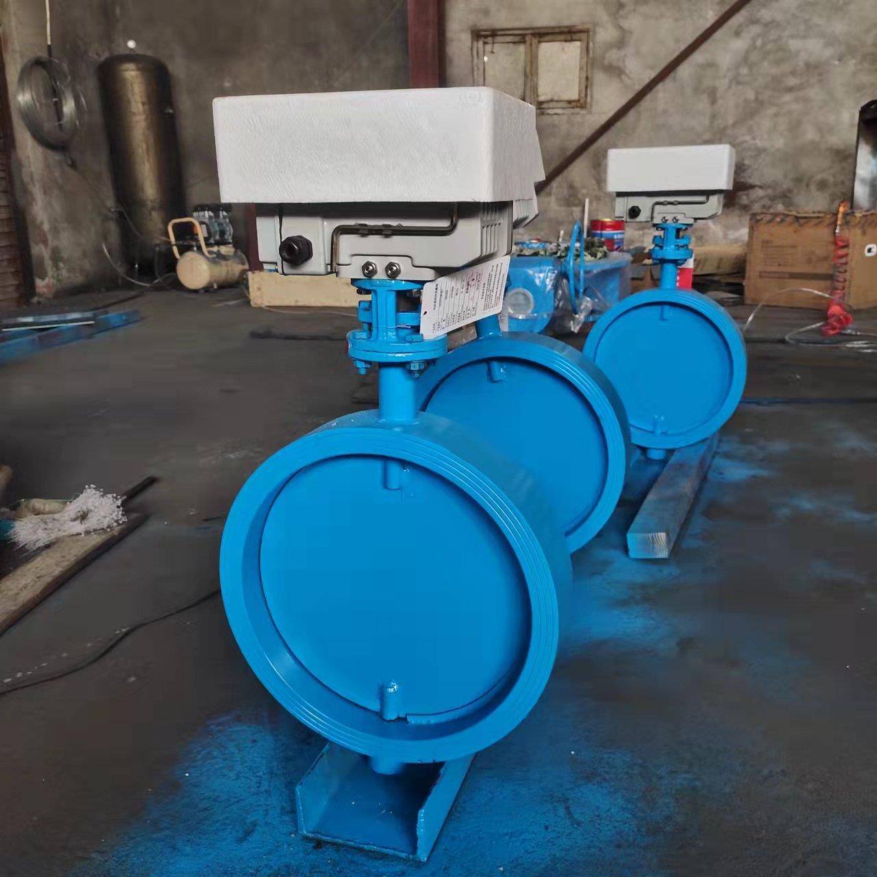 工厂生产通风蝶阀D343W手动/气动/电动通风蝶阀