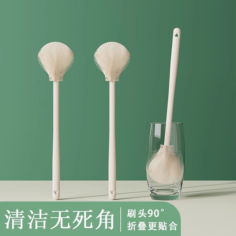 长柄硅胶杯刷清洁缝隙刷清洁刷