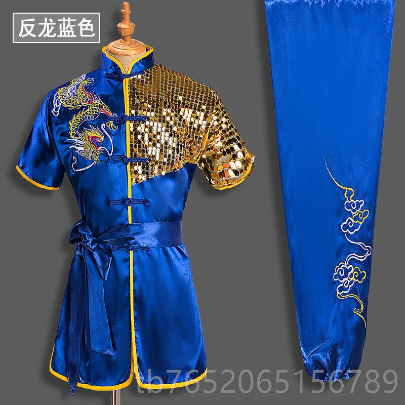 正品武武术表演服成人武术服装儿童武服术青少年术体考练比赛演功