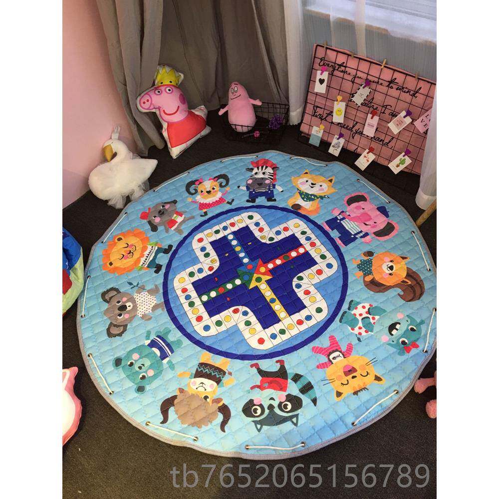 正品in爬行垫加厚圆形宝收宝客厅儿童游戏毯婴儿s地毯玩具纳袋机