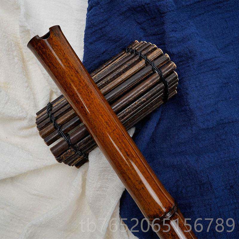 正品大漆同洞箫古紫箫八孔专业演奏精竹品箫G调F调风乐器萧一节箫