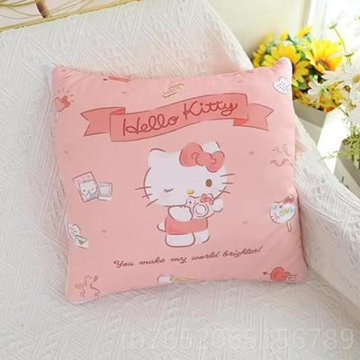 正品库洛米抱被子两用二合一夏卡季枕通汽车折叠室车用毛绒办公午