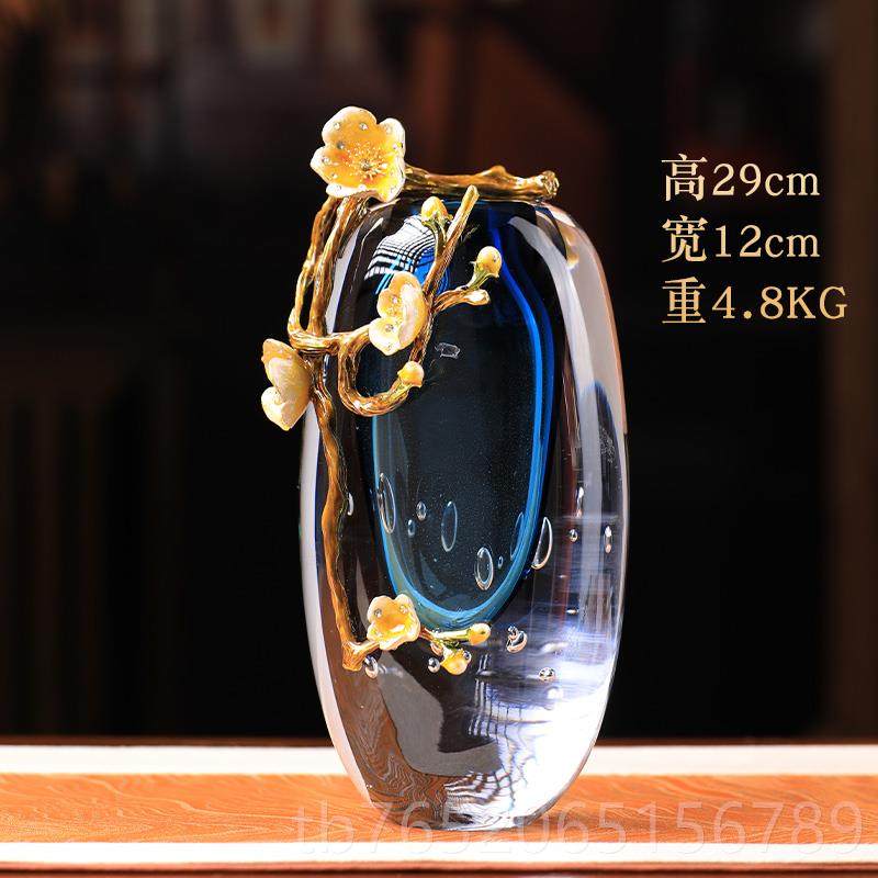 正品乔迁高档琉琅璃花瓶摆轻奢件高级酒柜珐彩中式玄客关厅高端装,家居饰品,装饰摆件,淘宝优惠券,粉丝福利购,淘宝优惠卷