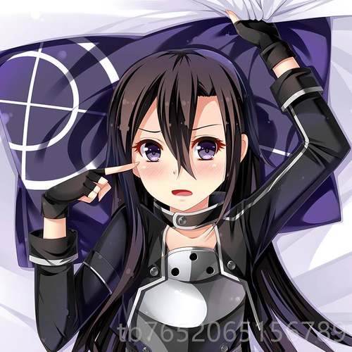 正品尚萌创 剑神域刀II原 朝田诗优纪桐人亚丝娜乃等身抱枕长条周