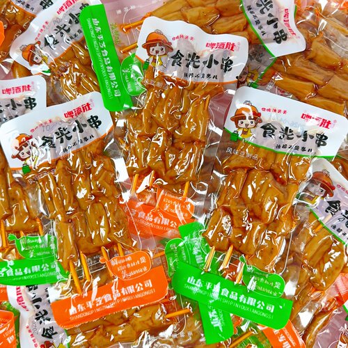 啤酒肚食光辣味素肉开袋即食