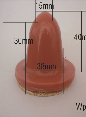 WP-34红色移印胶头  WP-34小圆形红色胶头 移印圆形胶头生产厂家