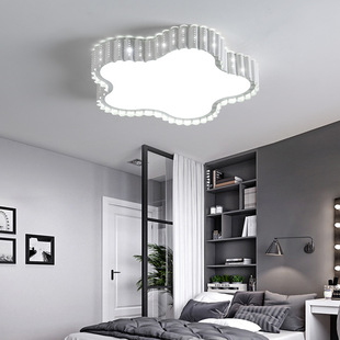 亚克力灯饰照明 花朵卧室房间吸顶灯现代家装 led波纹吸顶灯具 个性