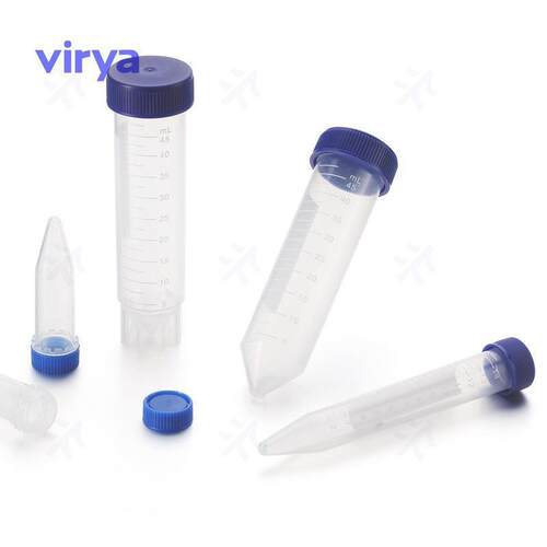 Virya离心管3115016 50ml离心管旋盖、平底、灭菌、袋装
