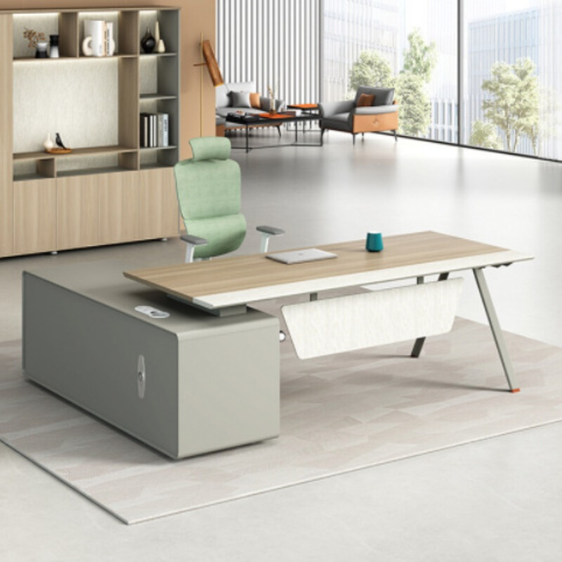 办公桌老板桌简约现代主管桌大班台总裁经理桌老板办公室办公家具