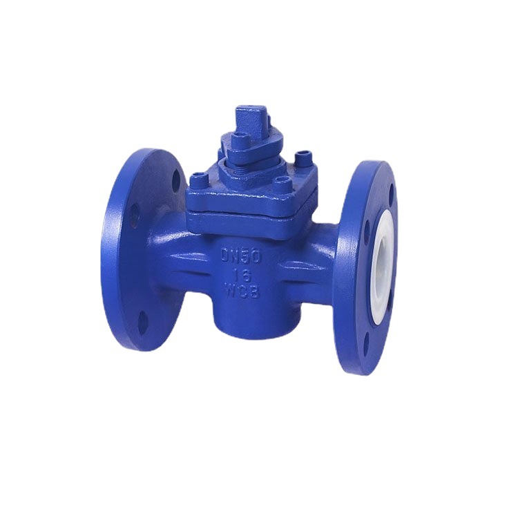 X43F46衬氟旋塞阀  耐腐蚀 全通径  二通衬氟旋塞阀四氟防腐阀