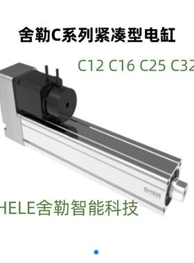 SHELE舍勒紧凑型电缸C12-100-P02/C12-30-P02-P-S28-S2工厂直供