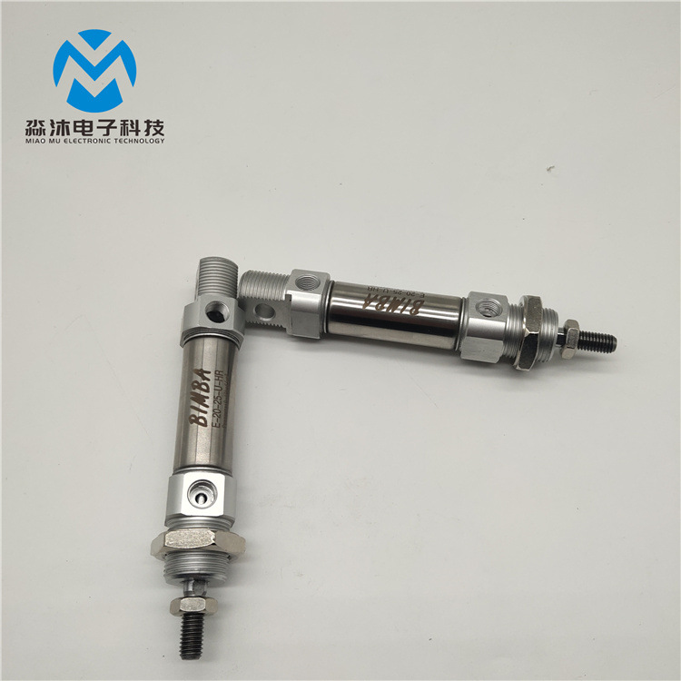 批发选购 BIMBA 不锈钢冲孔旋转滑台气缸 E-20-25U-HR