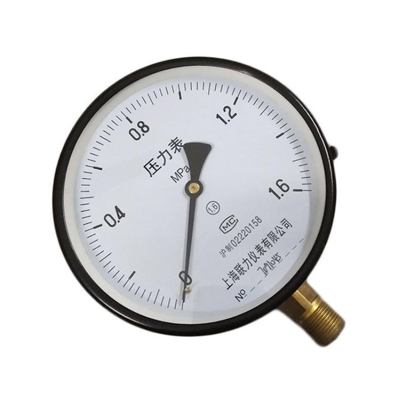 直销上海联力YTH-150耐高温压力表锅炉蒸汽压力表0-1 1.6 2.5MPA