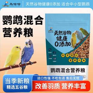 鸟粮新黄谷子中小型鹦鹉饲料食虎皮玄凤牡丹带壳小米食物粮食5斤