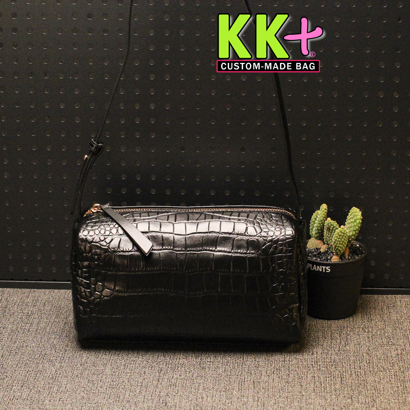 新款鳄鱼纹头层牛皮笔筒包腋下包包女包真皮斜挎单肩简约通勤小包