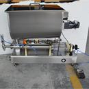 设备 机液体膏体辣椒酱灌装 U型搅拌半自动灌装 机油泼辣椒灌装