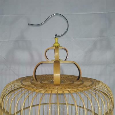 高档包邮鸟笼色邢鸟具竹制原八哥笼成鹩哥笼画眉笼竹笼子品氏全套