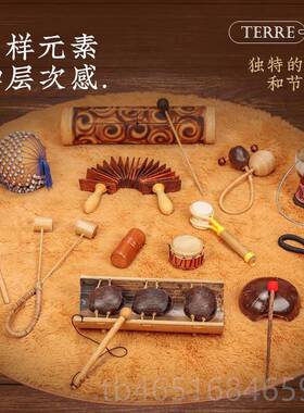 高档erre贝多罗木舞铃打击乐器Agogo声音t疗愈瑜R伽冥灵修A想SM乐