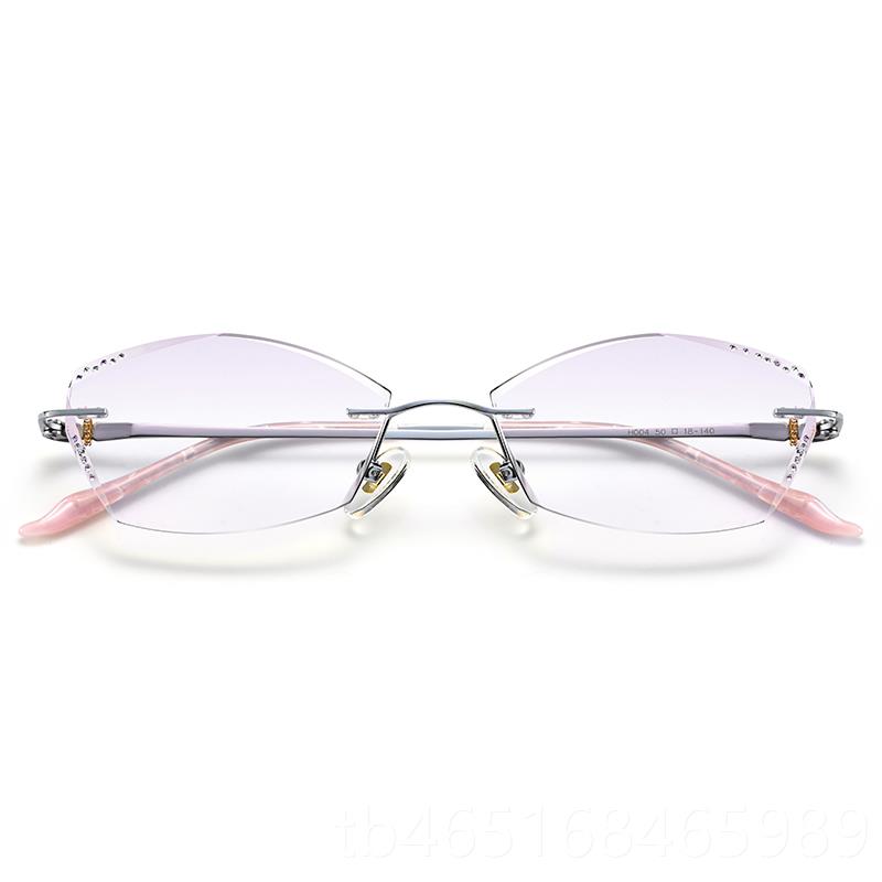 高档超轻商框务抗蓝光防辐射护眼近视眼镜度男可有数时配尚无钻石