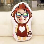 高档来图定制照抱枕订做人形公仔十二生卡通靠枕肖个性 214女礼物