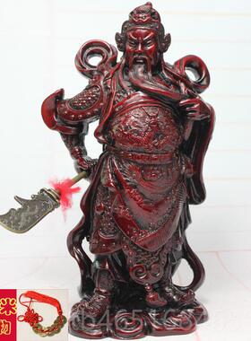 高档关羽关公玄关武家居饰工艺品摆关二爷开业乔装迁礼件品礼物