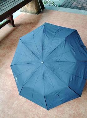 高档外货133#出贸口英三折全自动双层国防爆雨伞下直径150cm重455