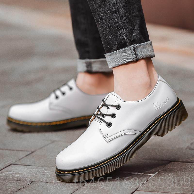 高档装码男鞋真皮皮大头休闲鞋男士英伦大工情侣低帮防水防滑马丁,流行男鞋,单鞋,淘宝优惠券,粉丝福利购,淘宝优惠卷