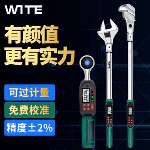 电子数显扭力扳手可调式 力矩公斤高精度扭矩测试仪钢筋活动头套装