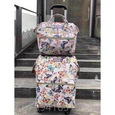高档20寸水印花手提万向轮拉杆旅行箱包短途行李袋包拉箱杆女防登,箱包皮具/热销女包/男包,旅行箱,淘宝优惠券,粉丝福利购,淘宝优惠卷