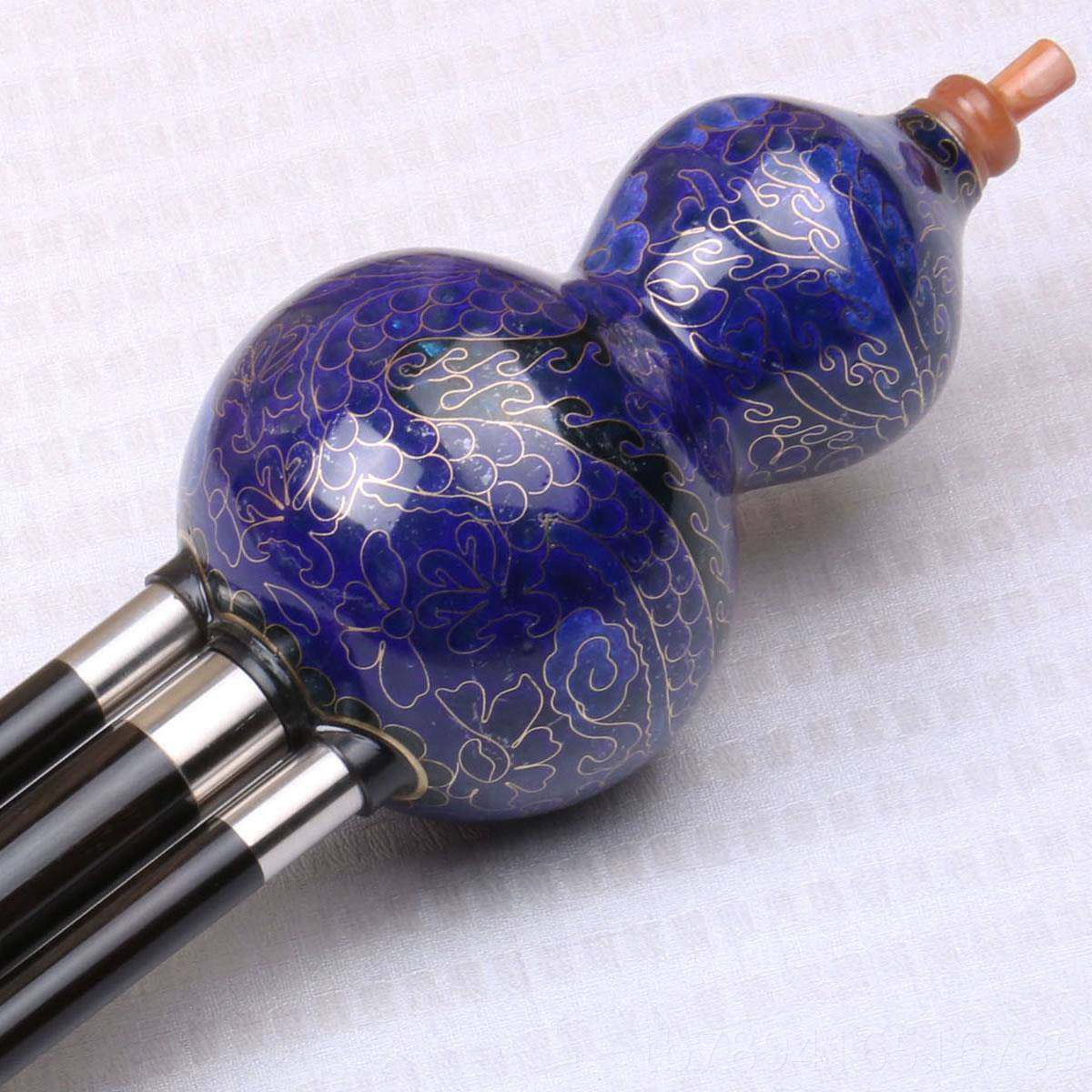 高档景木泰蓝 黑檀管型葫芦丝 蓝孔雀乐 器C调降B调演奏初学包邮,乐器/吉他/钢琴/配件,葫芦丝,淘宝优惠券,粉丝福利购,淘宝优惠卷