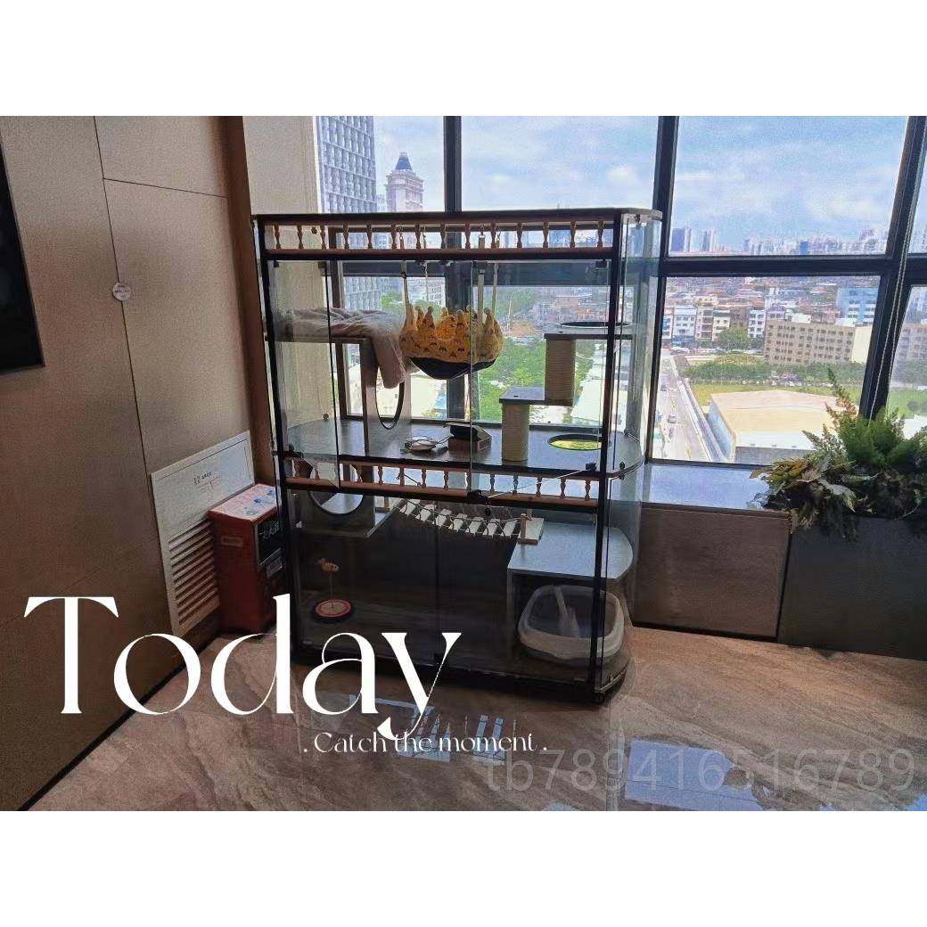 高档猫别全窝大型大空间家用猫屋景豪华猫咪实木产房柜子猫猫墅笼,宠物/宠物食品及用品,猫笼子/猫别墅,淘宝优惠券,粉丝福利购,淘宝优惠卷