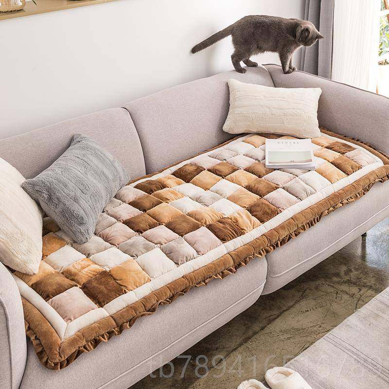 高档式毛头绒手工馒垫沙发坐垫四季通用防滑秋冬款加垫厚北韩欧可,居家布艺,沙发垫,淘宝优惠券,粉丝福利购,淘宝优惠卷