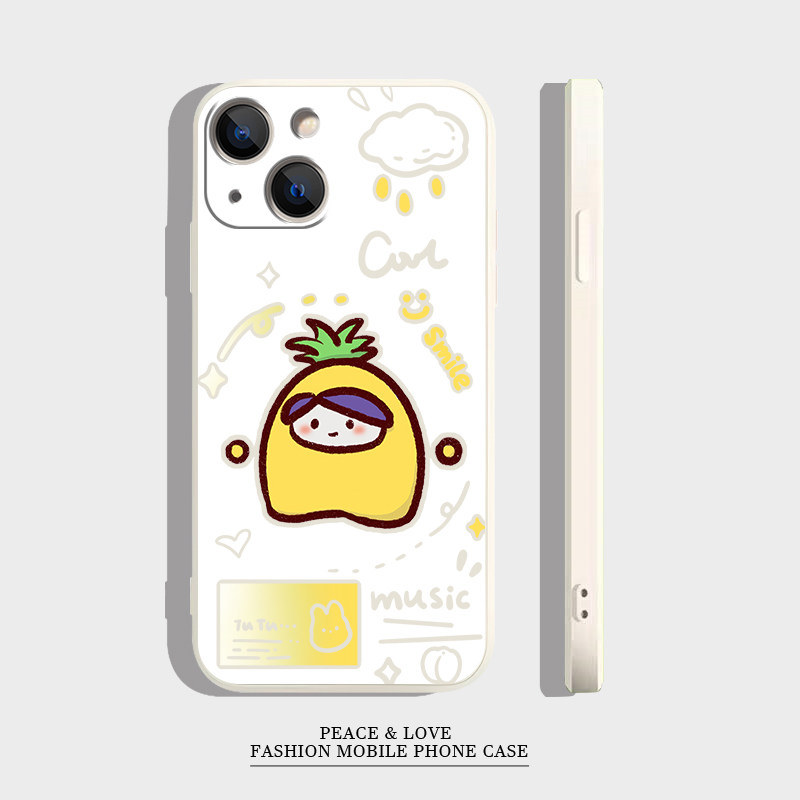 蛋仔果宝特攻菠萝吹雪苹果16华为畅享60x手机壳软iPhone13适用12PM可爱OPPOA5PRO卡通14plus动漫荣耀400PRO15
