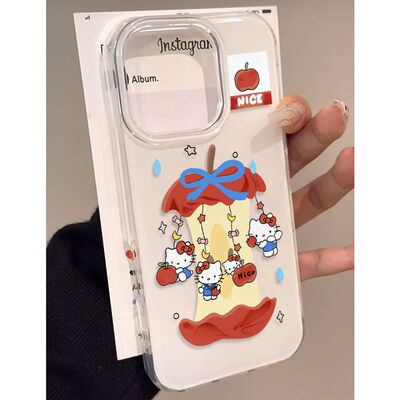 华为mate70苹果风铃kt猫14promax适用15plus大孔13手机壳ins风12硬iPhone16e小清新IQOOZ10TURBO一加ACE5竞速