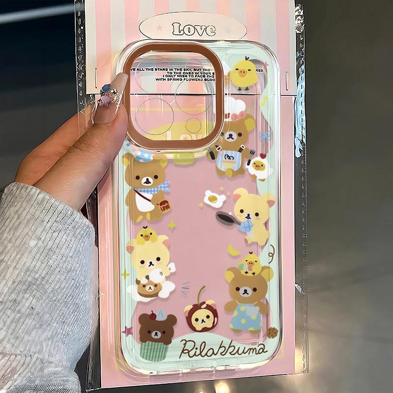 机壳小米15Ultra卡通iPhone16厨师轻松熊苹果14小清新OPPOFINDX8SPLUS可爱华为mate70适用12透明软13promax手