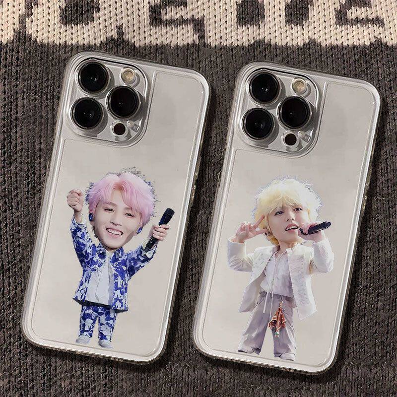 适用iPhone13苹果15pm12创意透明18ProMax软14PLUS高级感手机壳王俊凯Q版小人适用OPPORENO16适用小米17ULTRA