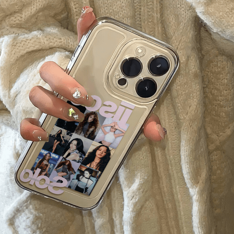 jisoo专辑潮牌手机壳iPhone15苹果16创意OPPOReno13透明软14ProMax个性VIVOX200真我neo7适用12高颜值iQOOZ9X
