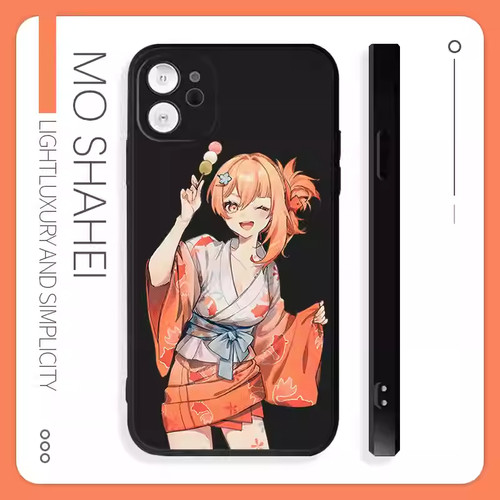 真我NEO7SE高颜值iPhone16e适用小米15Ultra动漫荣耀400PRO眨眼浴衣宵宫苹果1312手机壳14promax软红米TURBO4