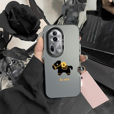 新款berich小马手机壳硬款OPPOReno11Pro小众个性PJJ110适用创意