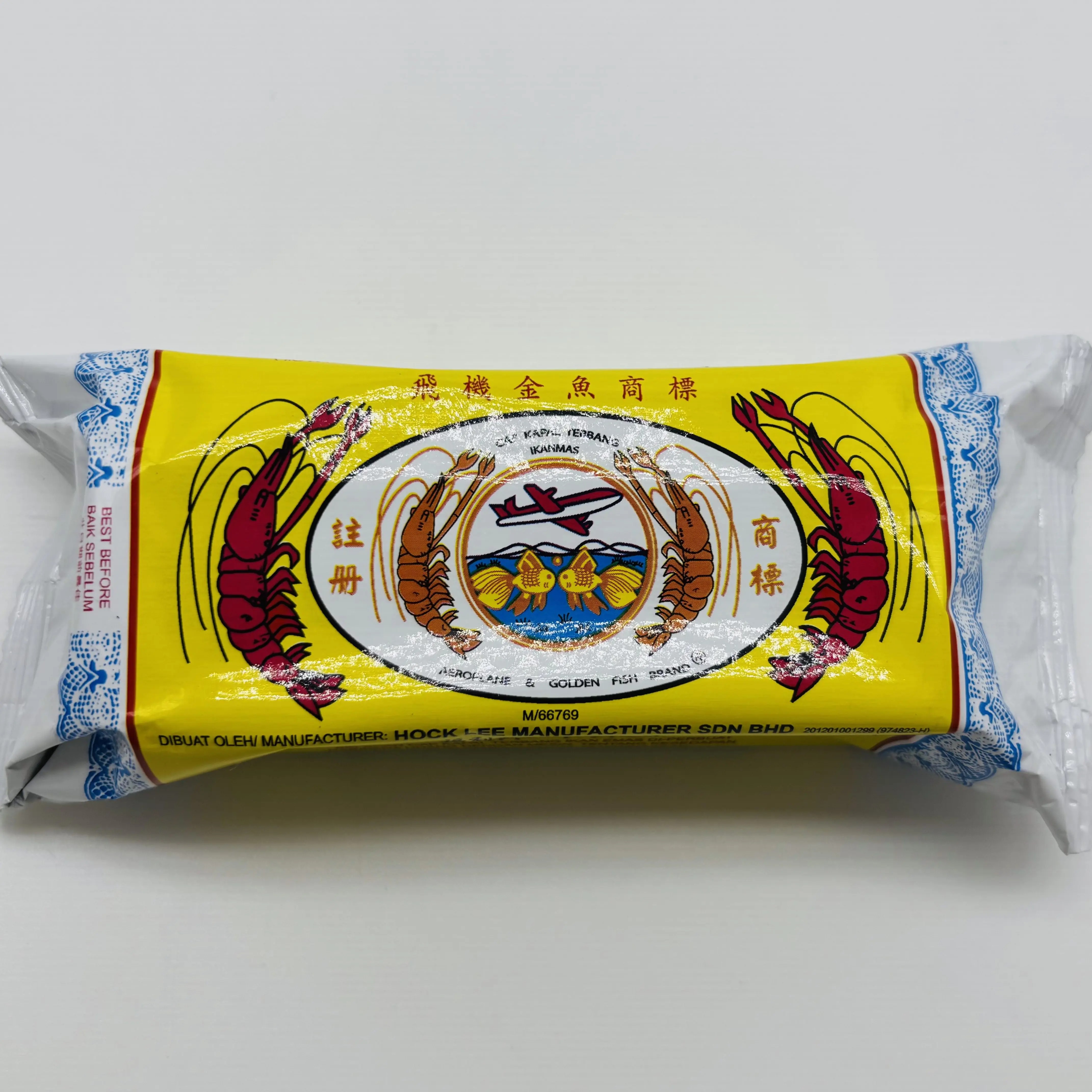 马来西亚飞机金鱼牌拉煎虾膏虾酱虾糕马拉盏叁巴酱调味酱料250g